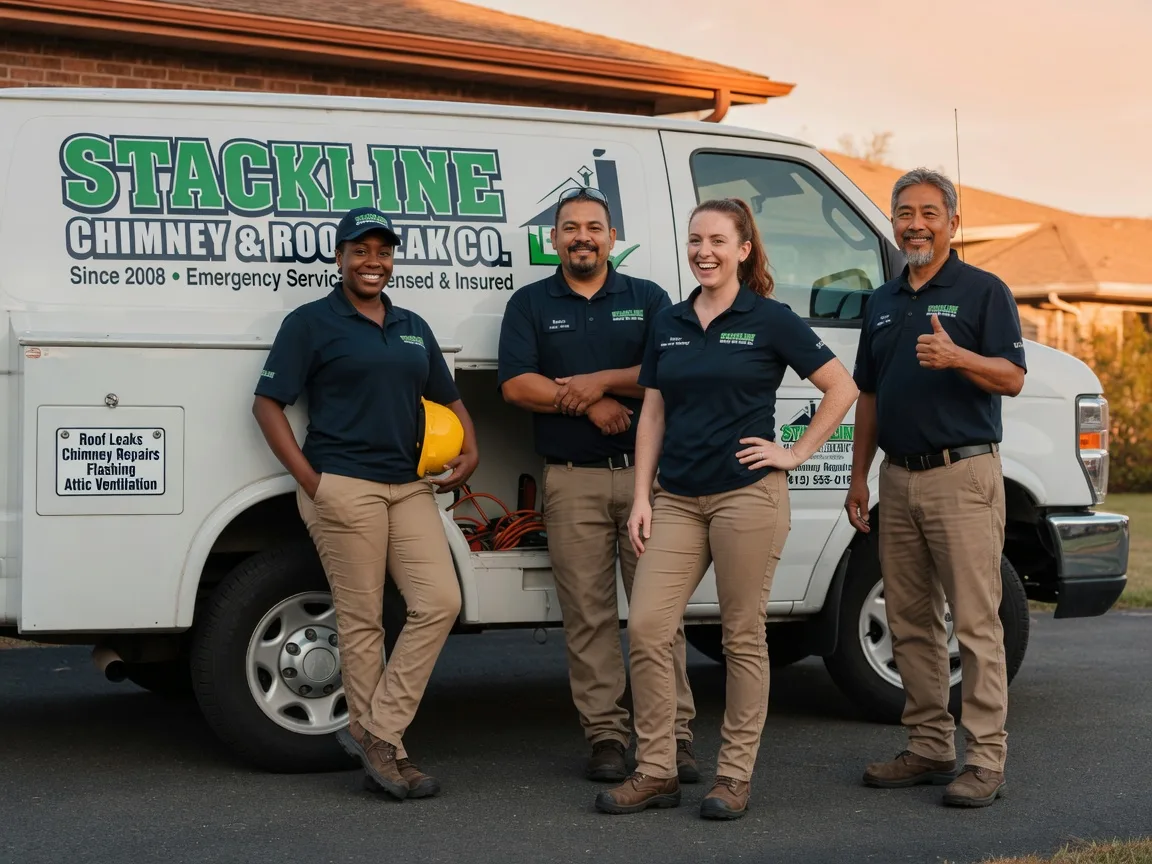 Chimney flashing repair company in Cheriton, VA